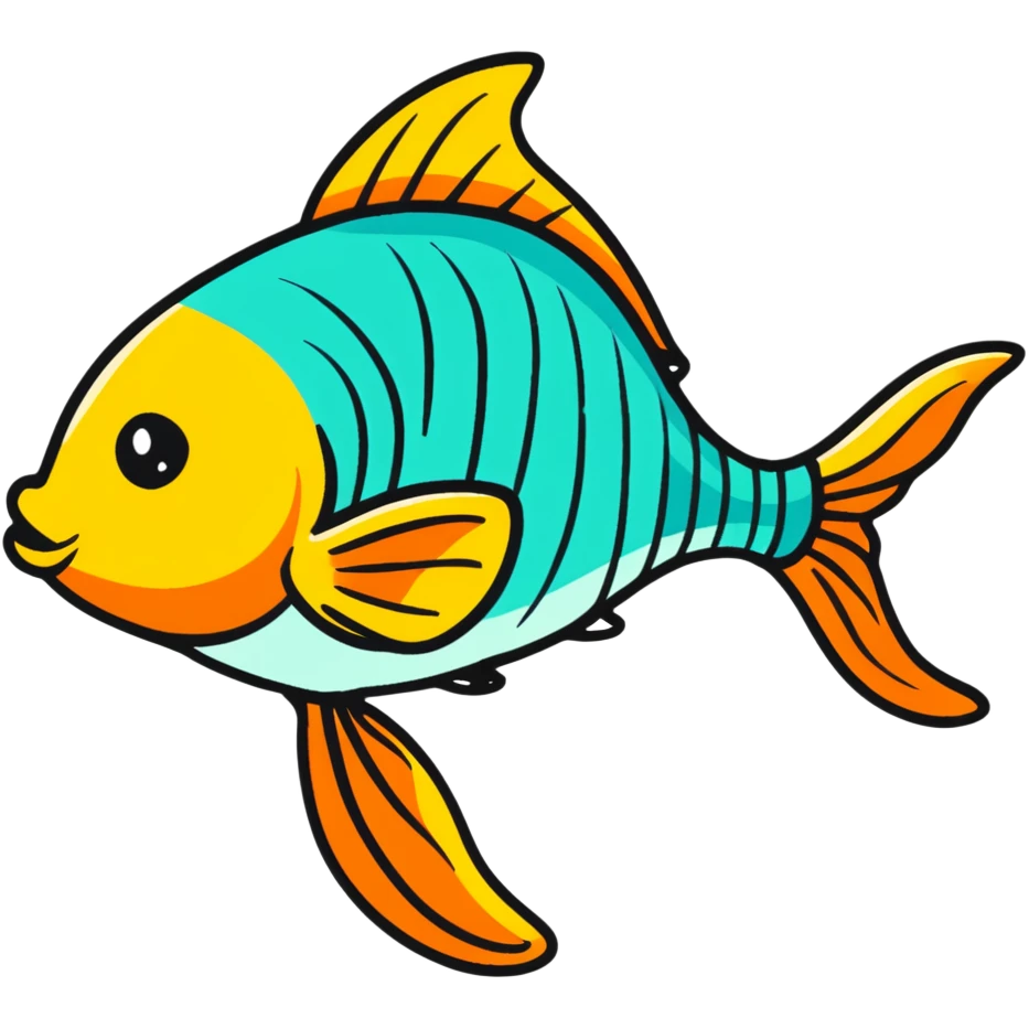 colorful fish emoji