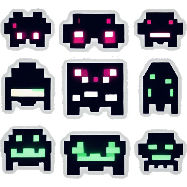space invaders emoji