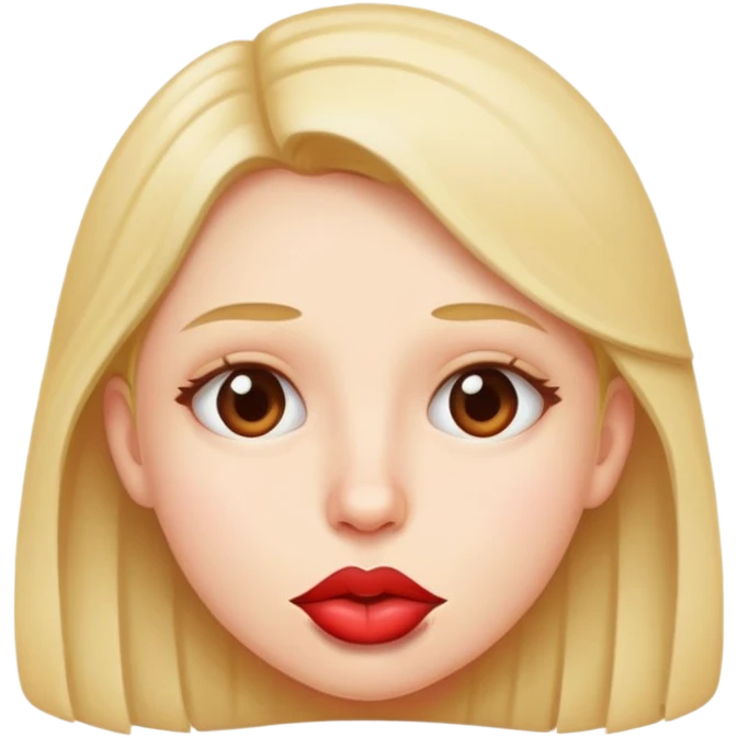 Lip bite emoji