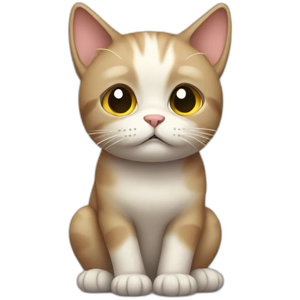 Sad cat emoji