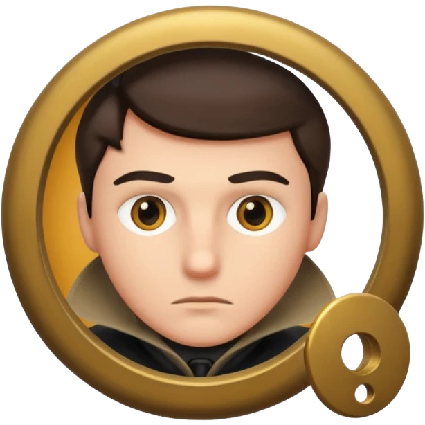Spy Looking Through A Keyhole emoji