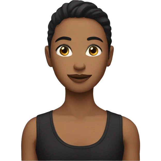 black tank top emoji