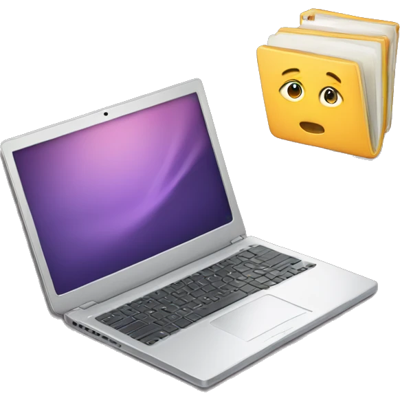 Laptop and notebook  emoji