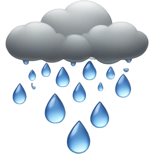 Lluvia emoji