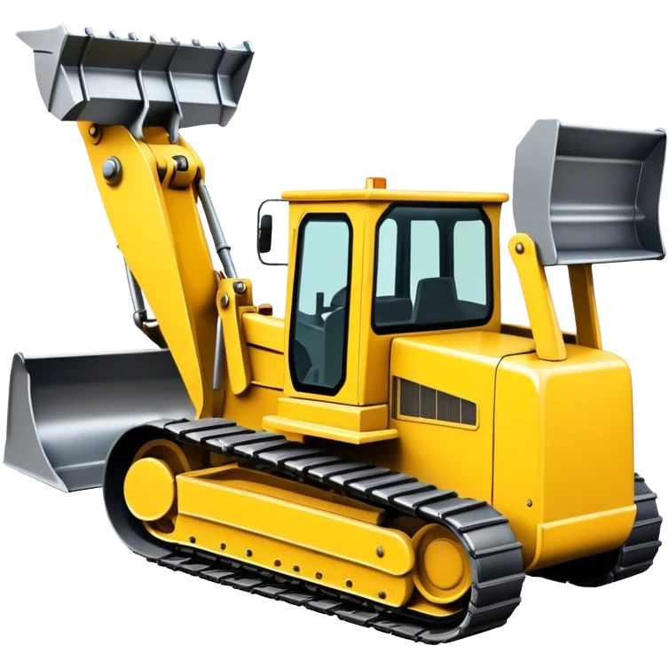 "T6" text pushed put of screen by bulldozer emoji