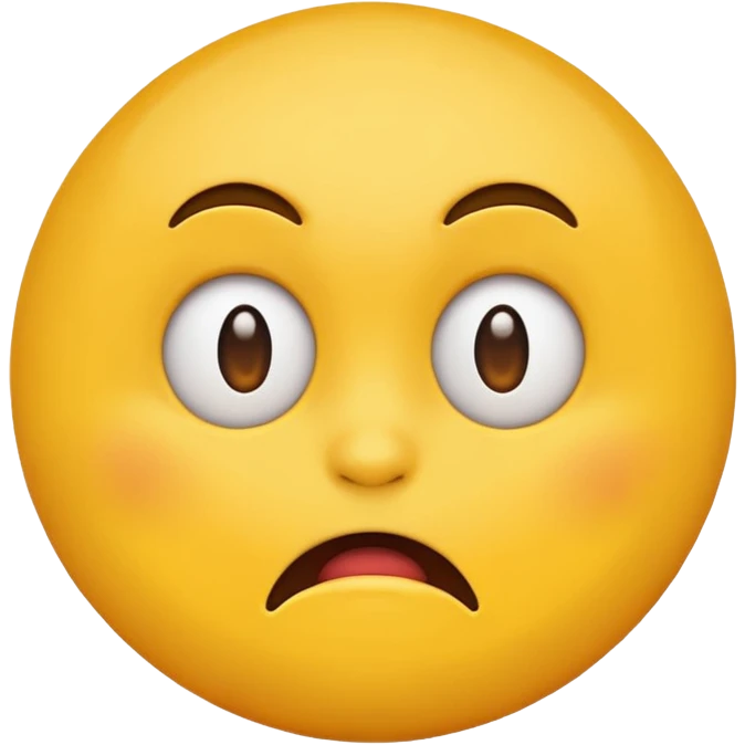 yellow circle emoji mad looking to the side emoji