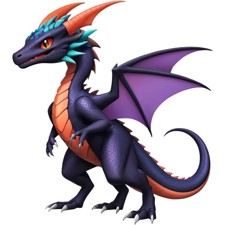 Salandit-Noibat-Noivern-Nargacuga-Dragon-Hybrid (Full body) emoji