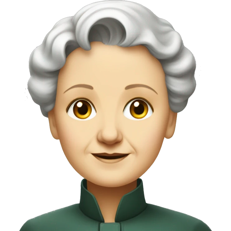 marie curie with dother  emoji