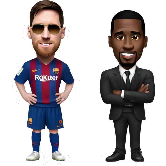 messi and pdiddy emoji