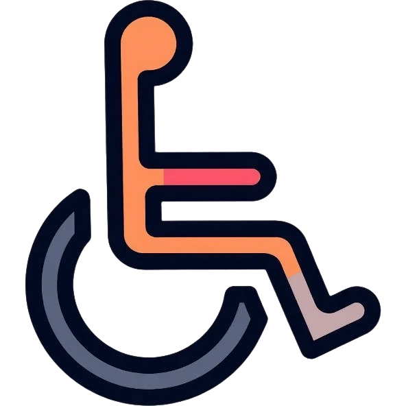 design4all logo, inclusive design concept with accessibility symbols emoji