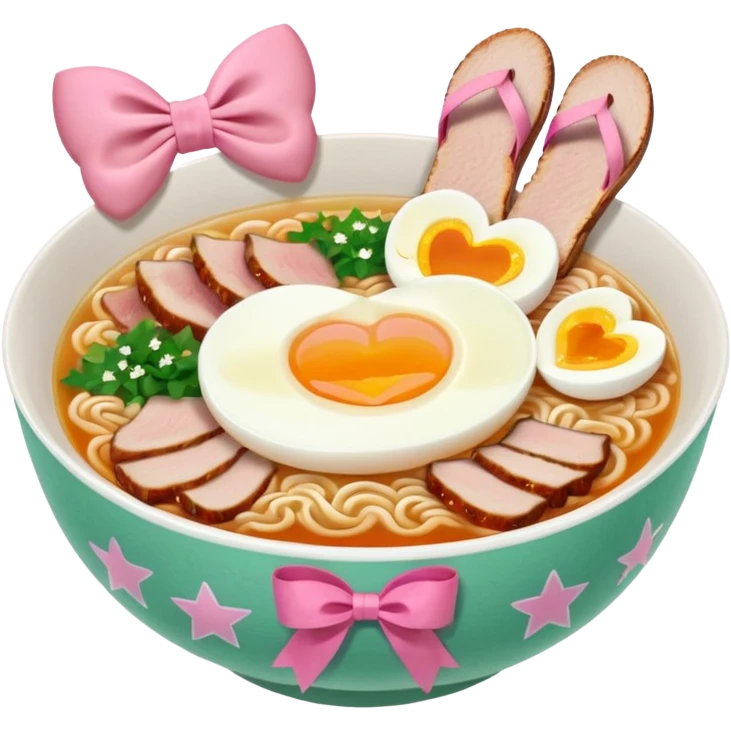🎀🩴⭐️🍑🍜💝 emoji