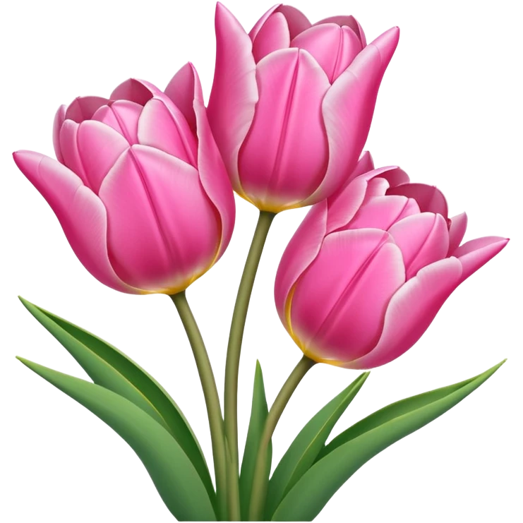Tulipanes rosados emoji