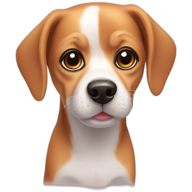 Beagle-Chihuahua ￼ emoji