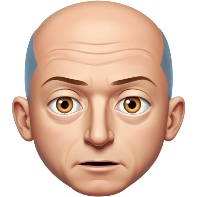 deranged jeff bezos with one eye bigger than the other emoji