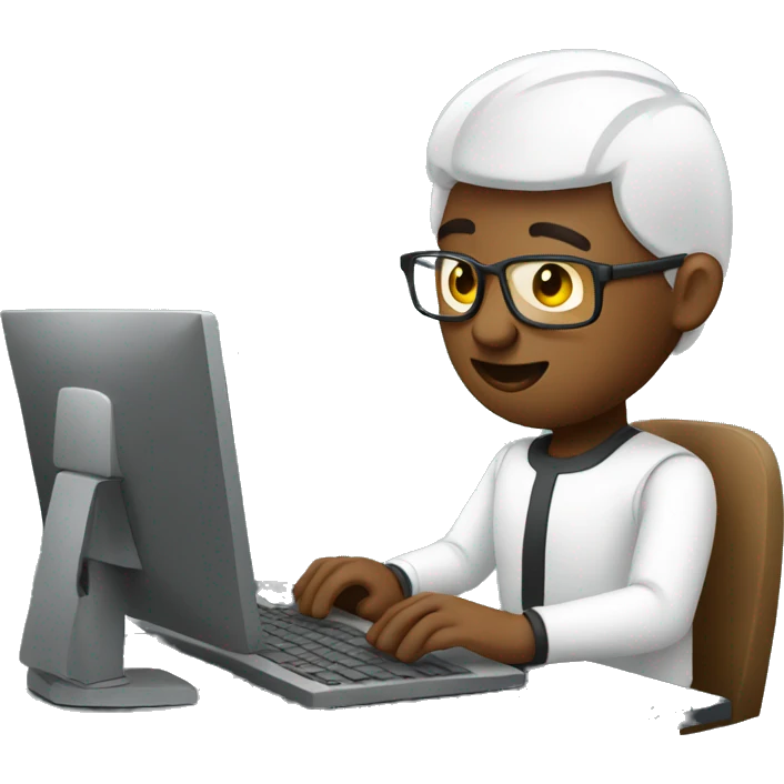Web developer at work emoji