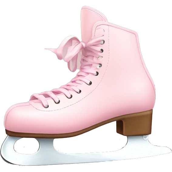 pastel pink ice skates emoji
