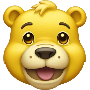Yellow carebear emoji