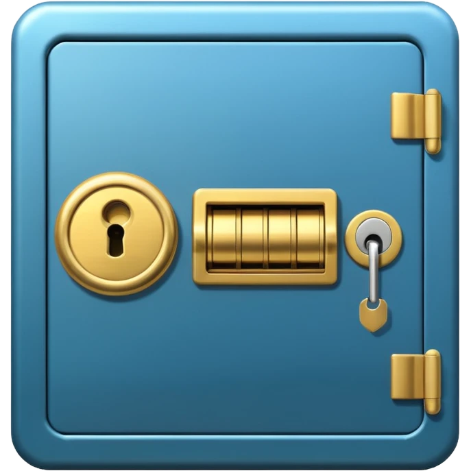 safe deposit box in a bank emoji