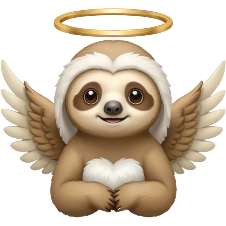 sloth angel emoji