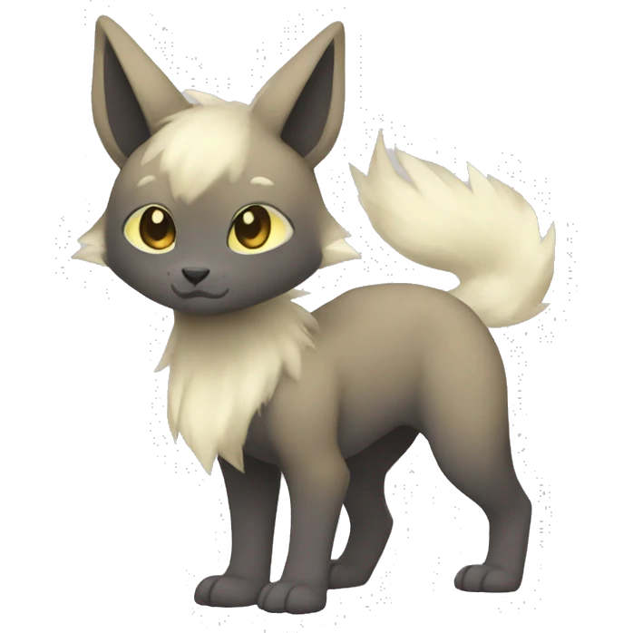 Cute cool animal hybrid Fakemon full body emoji