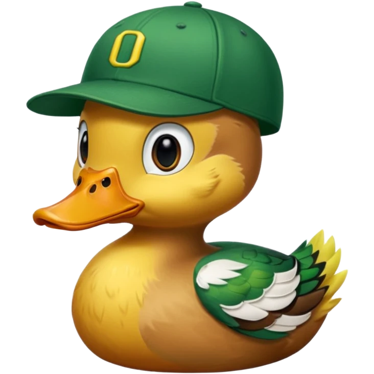 Puddles the duck university of oregon emoji