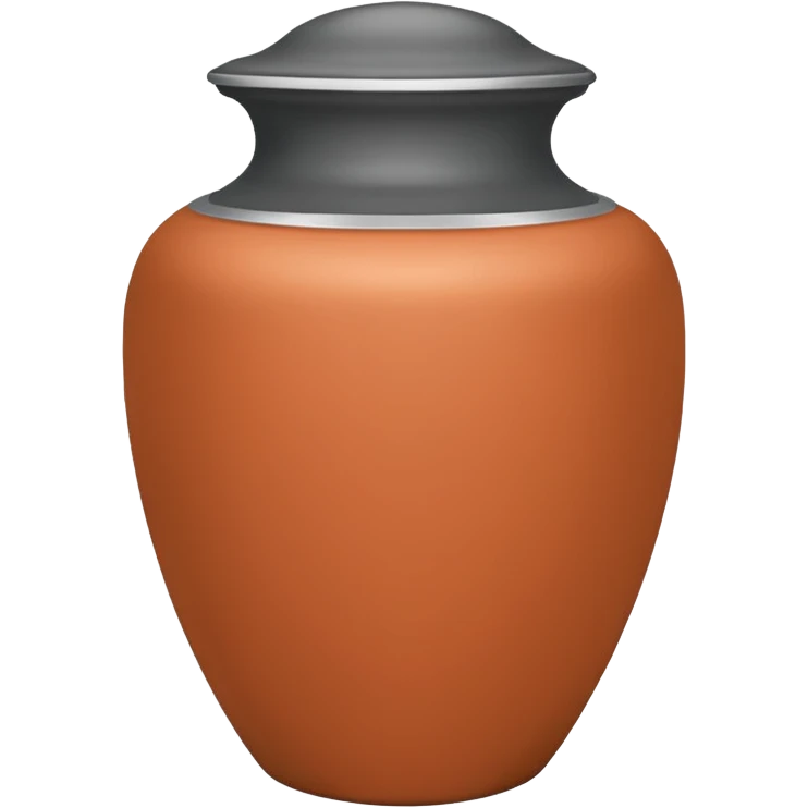 grey funeral urn
 emoji