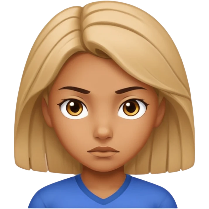 Sagi as a girl being strong emoji