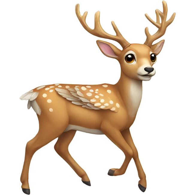 Deer with wings emoji
