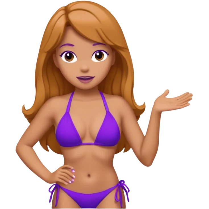 Daphne Blake Bikini Talking emoji