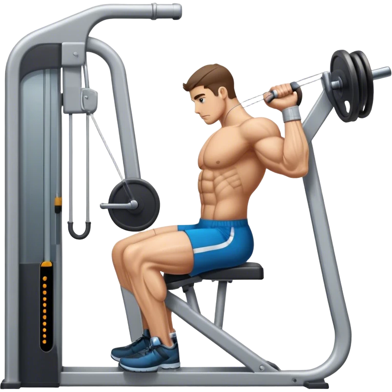 side-view cable-machine tricep-pushdown emoji