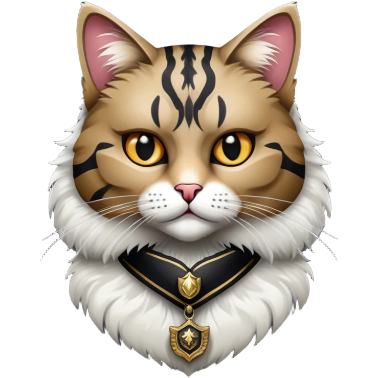 a fany cat at call of duty black ops style emoji