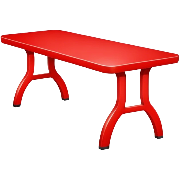 red long table  emoji