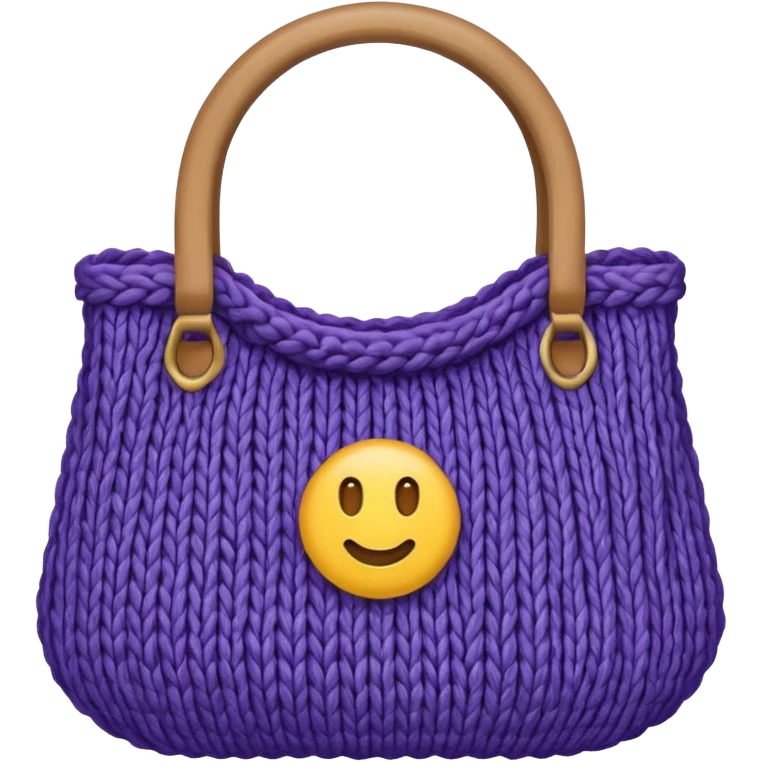 knitted bag  emoji