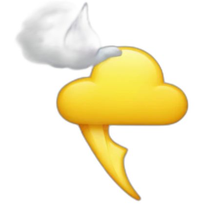 The letter X with rain drop lightning bolt tornado weather emoji