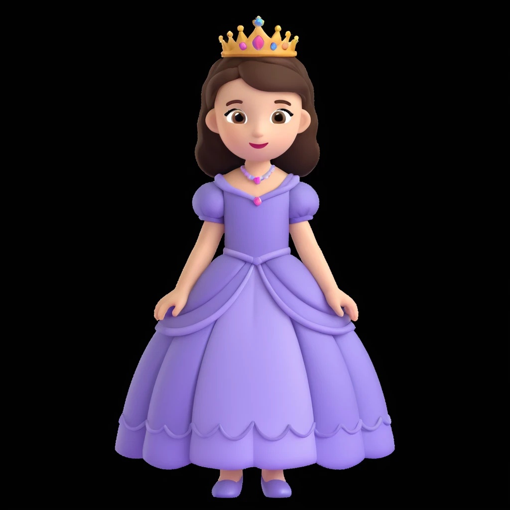 girls in a princess dress emoji