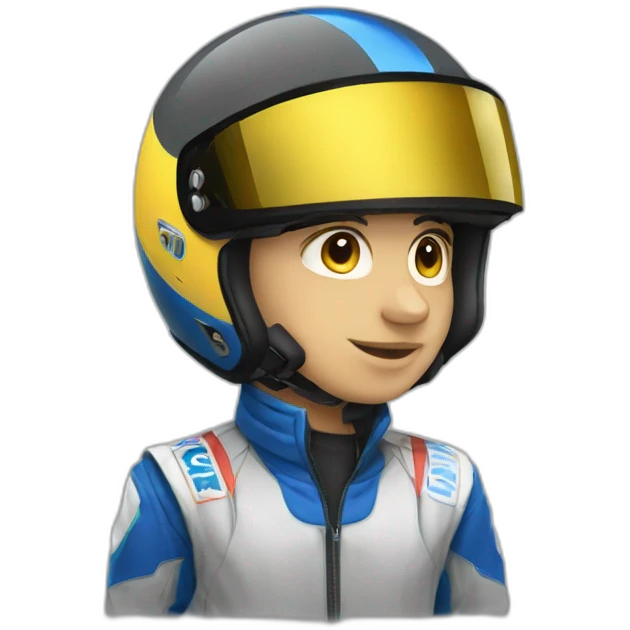 Karting racer emoji