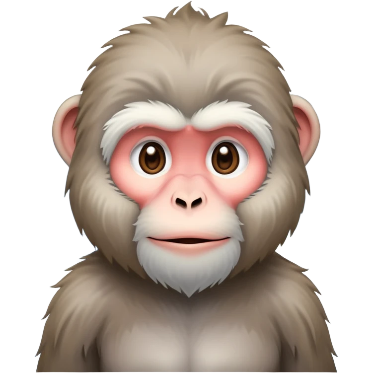 🐒🩶🤍❄️🗻 emoji