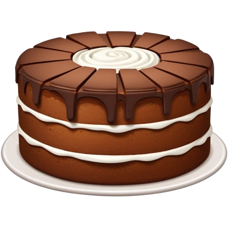 SLICED BROWN CAKE emoji