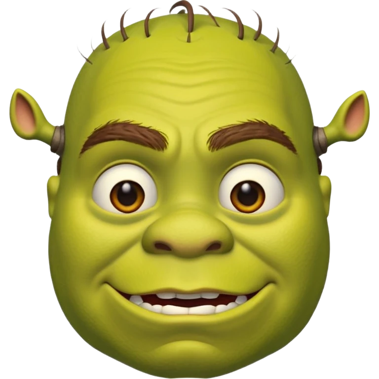 Shrek incrédulo emoji