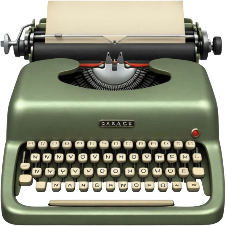 Sage typewriter emoji