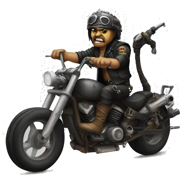 Mad Max motorcycle emoji