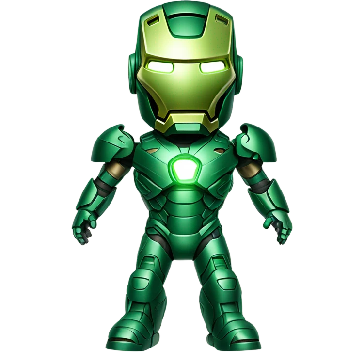 Ironman in green emoji