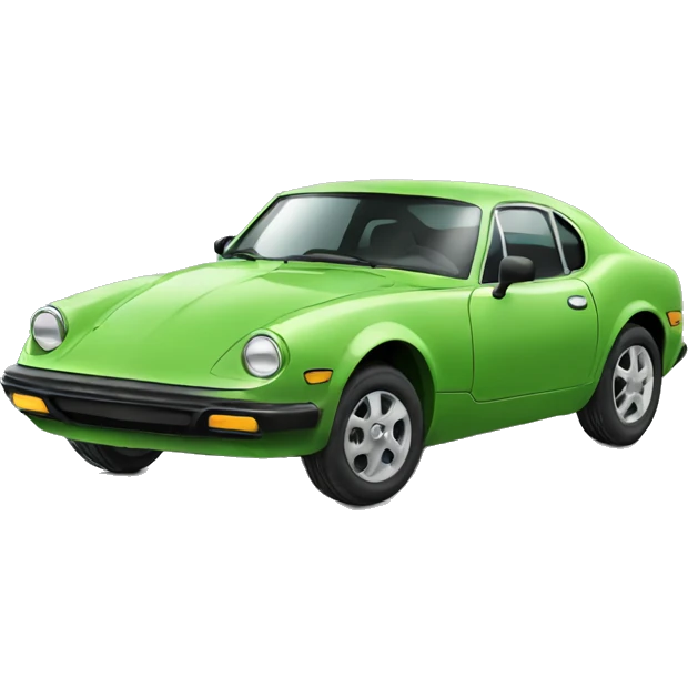 Coche pistacho emoji