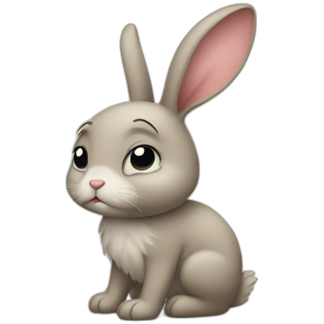 Sad bunny emoji