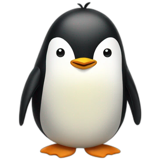 penguin stylized emoji