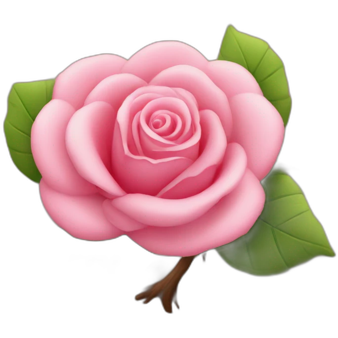 Rosa Baum mit herz emoji