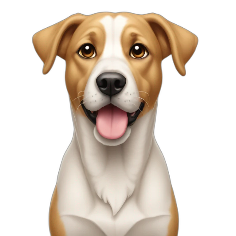 Chien sur chien emoji