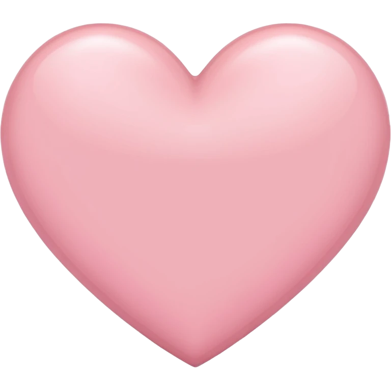 light pink heart emoji