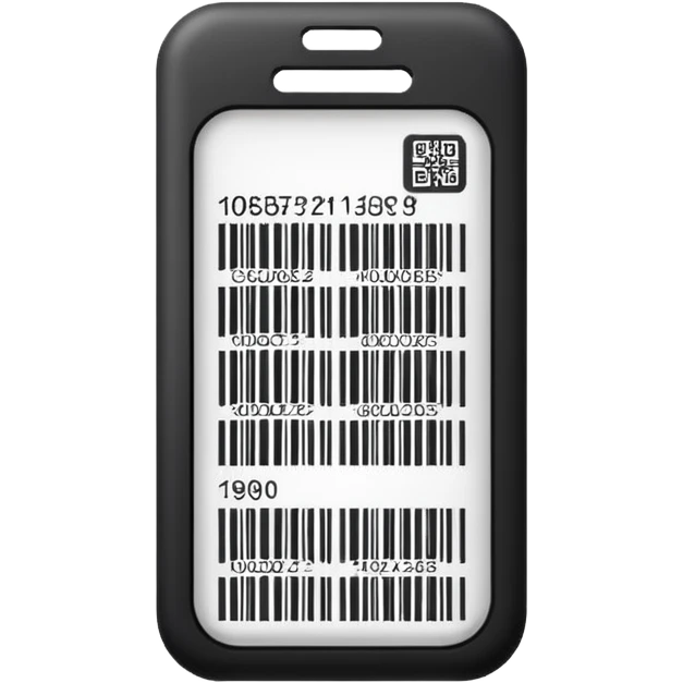 Barcode label emoji