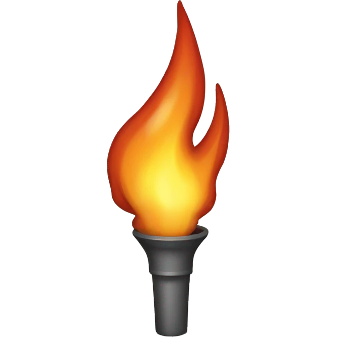 flame torch emoji